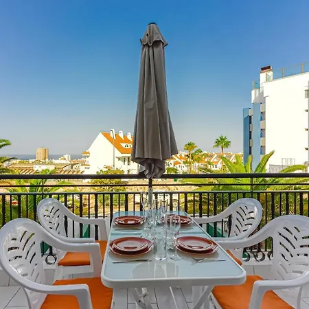 Sea View Aircon Cristianos Pool Modern Apartment
